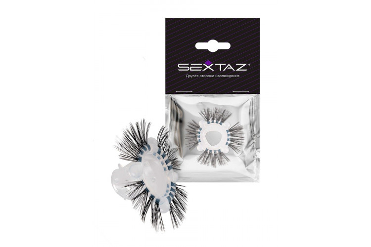 Эластичное эрекционное кольцо с черными «ресничками» Эластичное эрекционное кольцо с черными «ресничками»