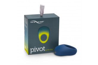 Синее эрекционное виброкольцо We-vibe Pivot