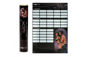 Плакат для двоих со скретч-слоем «БДСМ»