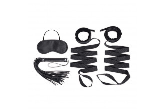 Эротический набор 4PC Bondage Bed Strap & Flogger Kit