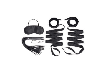 Эротический набор 4PC Bondage Bed Strap & Flogger Kit
