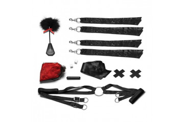 Романтический набор для БДСМ-игр с лепестками роз