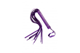 Фиолетовый набор БДСМ «Накажи меня нежно» с карточками