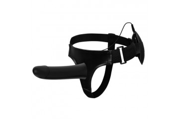 Полый страпон с вибрацией Vito - 17,3 см.