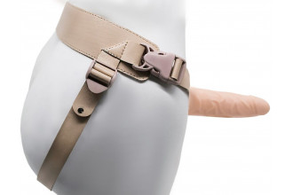 Телесный мужской парапротез MEN STYLE - 15 см.