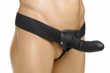 Полый страпон Erection Assist - 15,2 см.