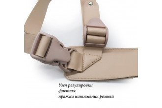 Телесный фаллопротез MEN STYLE с анальным стимулятором - 17,5 см.