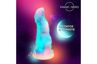 Светящийся в темноте фантазийный стимулятор - 20 см.
