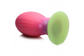 Розовая пробка-яйцо XL Xeno Egg - 17,6 см.
