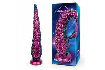 Фантазийный фаллоимитатор-щупальце на присоске - 33 см.