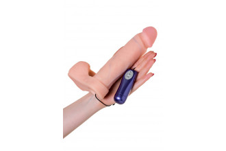 Страпон с 2 насадками и вибрацией UniStrap - 20 и 18 см.
