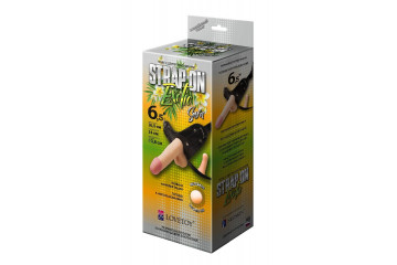 Пояс-трусики с 2 насадками Exotic-Sara - 16,5 см.