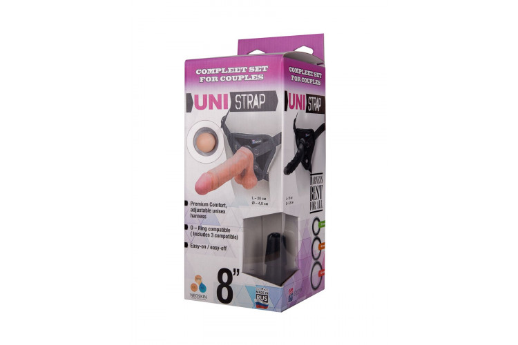 Комплект из трусиков Harness и двух насадок - 20 и 18 см.