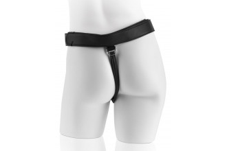 Страпон с телесной насадкой 7 Uncut with Strap on Harness - 18 см.