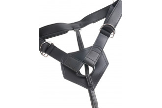 Страпон с телесной насадкой 7 Uncut with Strap on Harness - 18 см.