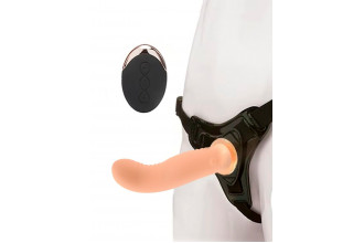 Женский вибрострапон со съемной насадкой и пультом ДУ