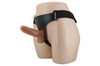 Страпон на трусиках с вибрацией Ultra Passionate Harness - 16 см.