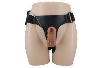 Страпон на трусиках с вибрацией Ultra Passionate Harness - 16 см.