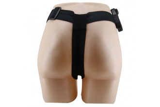 Страпон на трусиках с вибрацией Ultra Passionate Harness - 16 см.