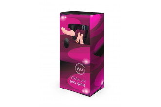 Женский страпон с 3 насадками и вибрацией