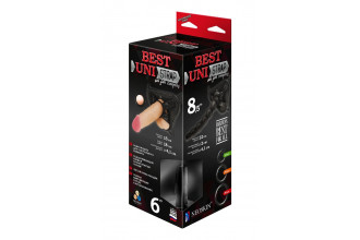Пояс харнесс BEST UNI strap с 2 насадками - 18 и 22 см.