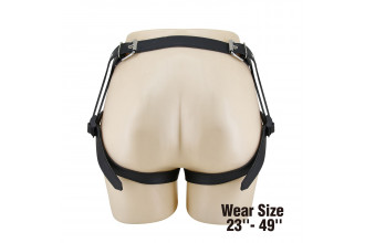 Поясной страпон Wells: трусики в форме бабочки и фаллоимитатор-насадка