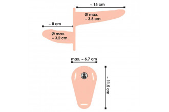Телесный двойной вибрострапон с вибрацией Vibrating Double Strap-On - 15 см. Телесный двойной вибрострапон с вибрацией Vibrating Double Strap-On - 15 см.