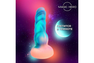 Светящийся в темноте фантаийный стимулятор - 20 см.