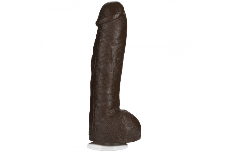 Коричневый фаллоимитатор BAM Huge 13 Realistic Cock - 31 см.