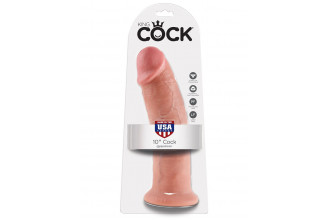 Большой фаллоимитатор 10 Cock на присоске - 25,4 см.