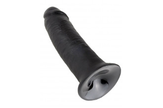 Чёрный фаллос-гигант 10 Cock - 25,4 см.
