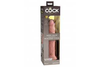 Телесный фаллоимитатор 9 Silicone Dual Density Cock - 25,4 см.