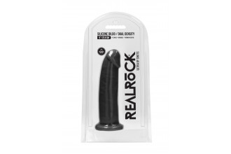 Черный фаллоимитатор Silicone Dildo Without Balls - 22,8 см.