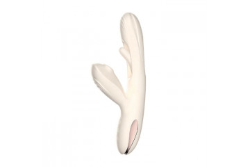 Хай-тек вибратор с таппингом и вакуумом Angela - 21,8 см.