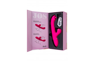 Розовый вибратор-кролик со стимулирующим шариком Rolli - 22 см. Розовый вибратор-кролик со стимулирующим шариком Rolli - 22 см.