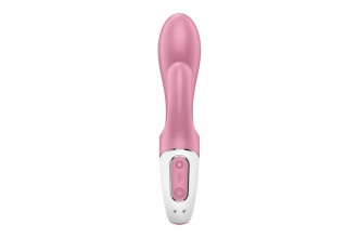 Розовый вибратор-кролик с расширением Air Pump Bunny 2 - 20,4 см.
