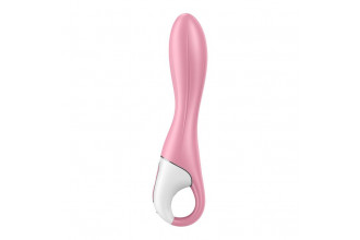 Розовый вибромассажер с функцией расширения Air Pump Vibrator 2 - 20,9 см.
