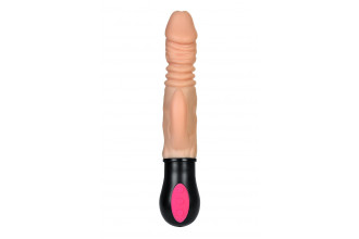 Реалистичный вибратор A-Toys с функцией Up-Down - 24,2 см.