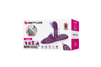 Фиолетовая виброподушка Luka с пультом ДУ