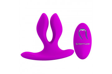 Универсальный вибромассажер для пар Magic Fingers U с пультом ДУ