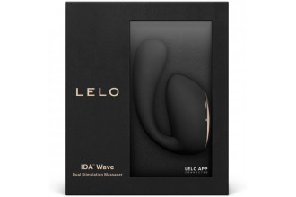 Черный вибратор с управлением через приложение Lelo Ida Wave