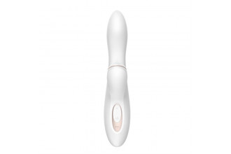 Вибромассажер с вакуумно-волновой клиторальной стимуляцией Satisfyer Pro + G-Spot - 22 см.