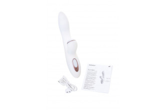 Вибромассажер с вакуумно-волновой клиторальной стимуляцией Satisfyer Pro + G-Spot - 22 см.