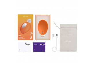 Оранжевый вибратор We-Vibe Temp для температурных игр