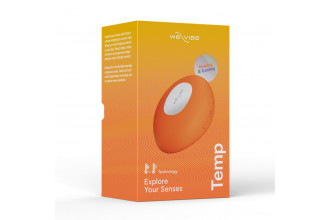 Оранжевый вибратор We-Vibe Temp для температурных игр