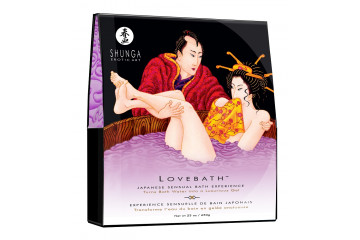 Соль для ванны Lovebath Sensual lotus, превращающая воду в гель - 650 гр.