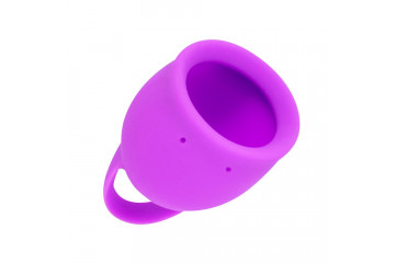 Лиловая менструальная чаша Tulip - 15 мл.
