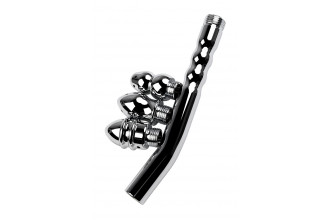 Металлический анальный душ с тремя насадками