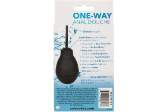 Черный анальный душ One-Way Anal Douche Черный анальный душ One-Way Anal Douche