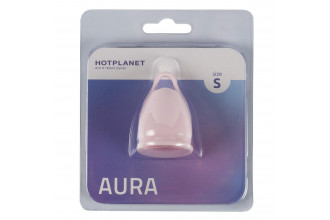 Розовая менструальная чаша Aura S